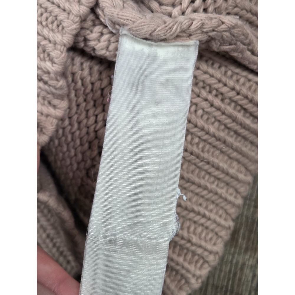 Bershka BSK Knitwear Mauve Dusty Pink Crop Sweater Size Small - Picture 4 of 5
